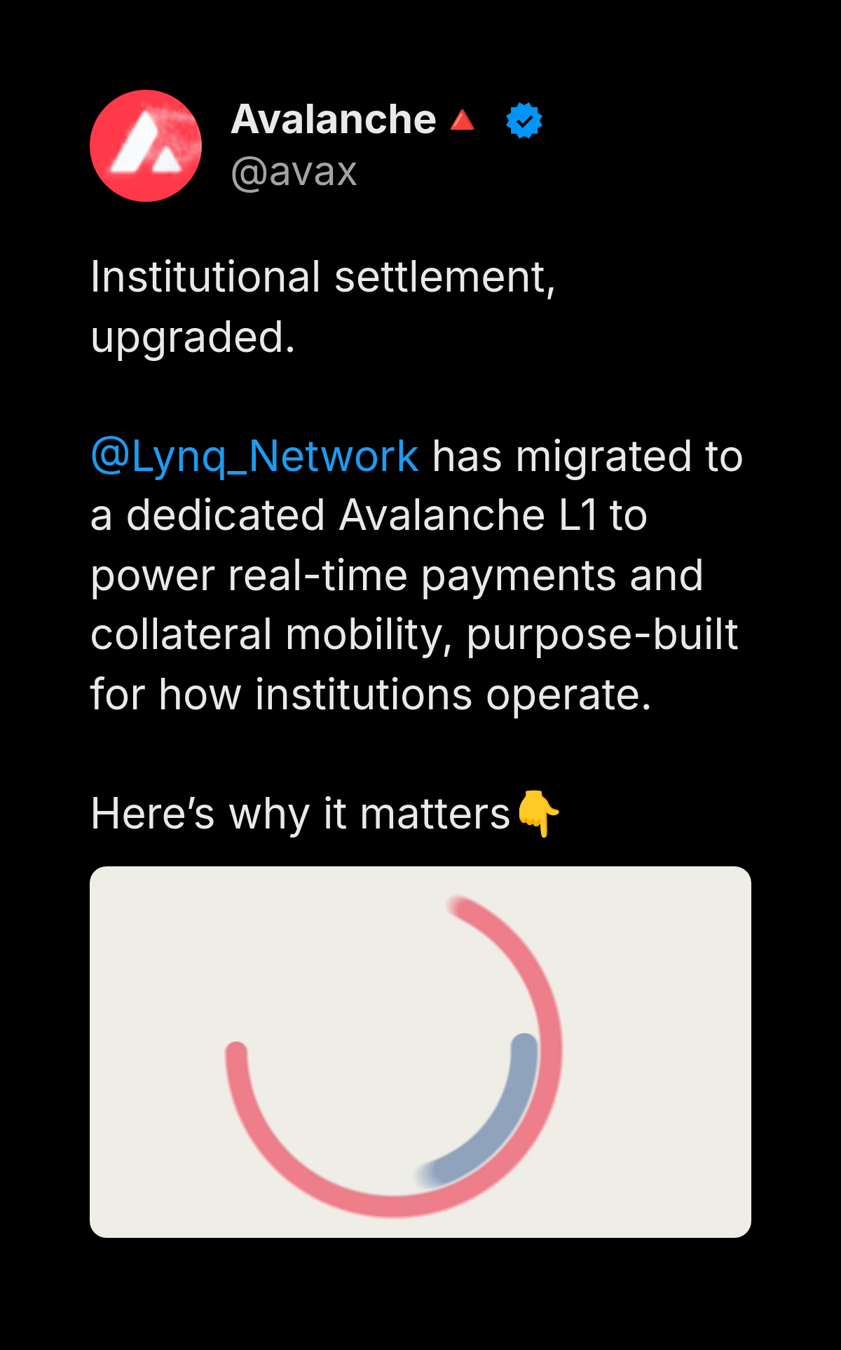 Avalanche x Lynq Network — institutional settlement L1 migration